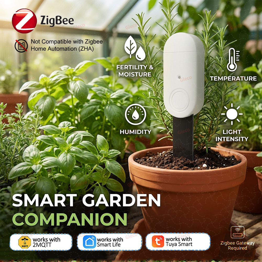 Smart Garden Zigbee - Zigbee Soil Tester Fertility Temperature Humidity