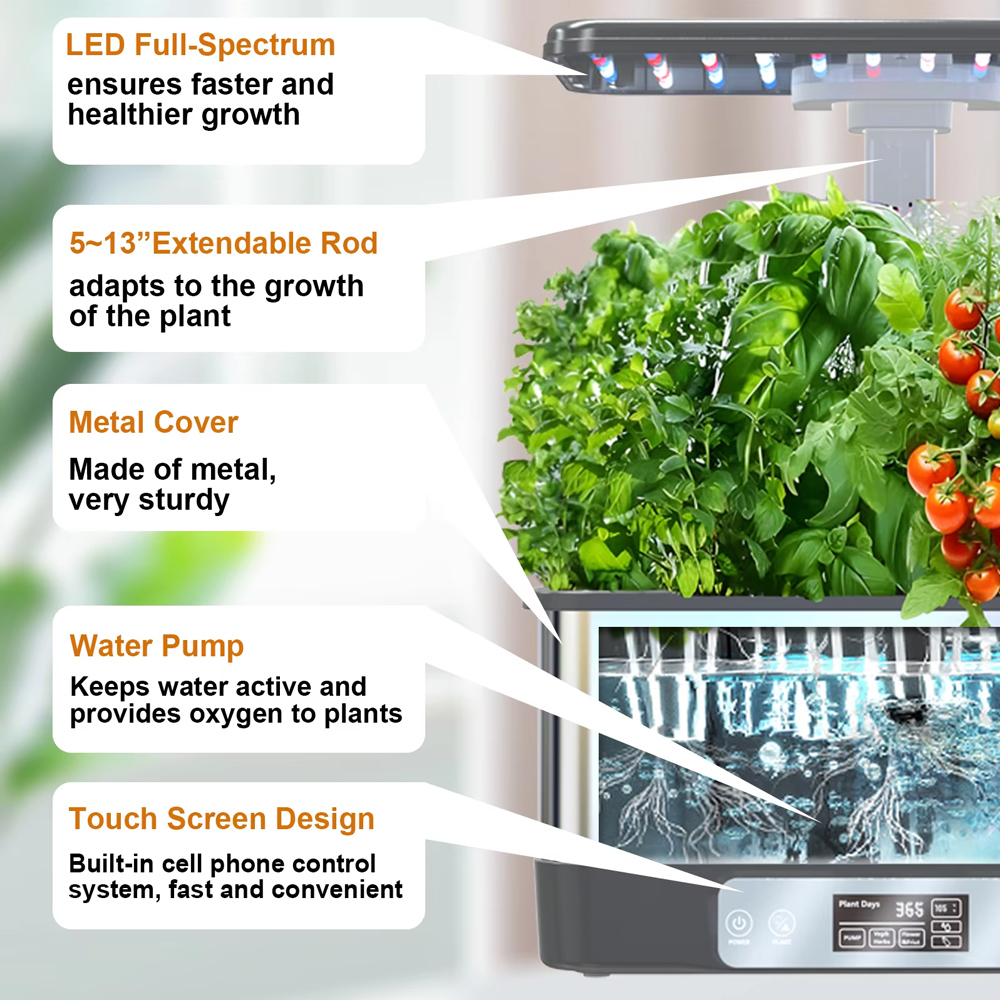 2.5L Tuya WiFi Plant Hydroponi - Smart Garden Plastic Cups review and price