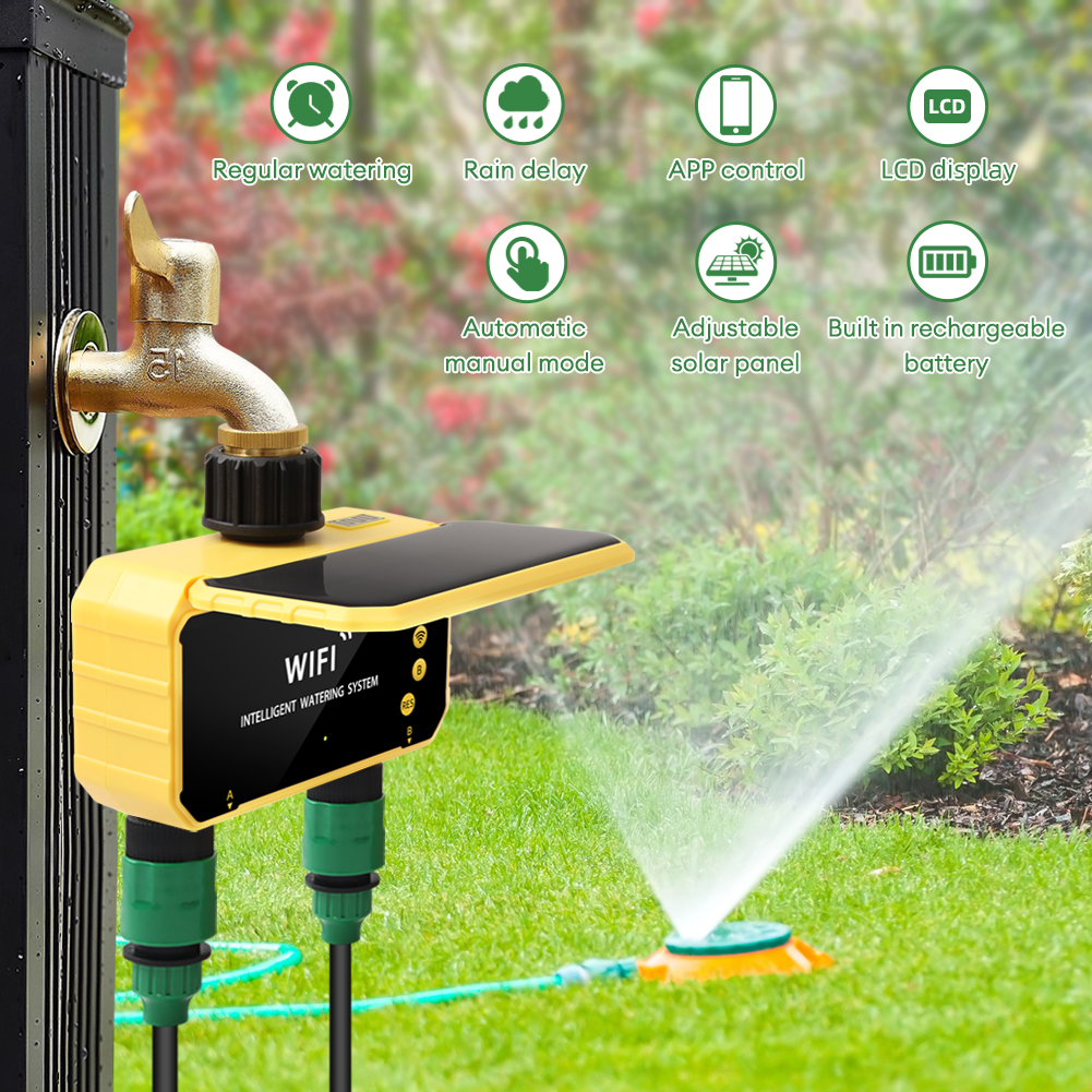 Yieryi 1-Way/2-Way WIFI Solar  - Smart Garden Watering Can review and price