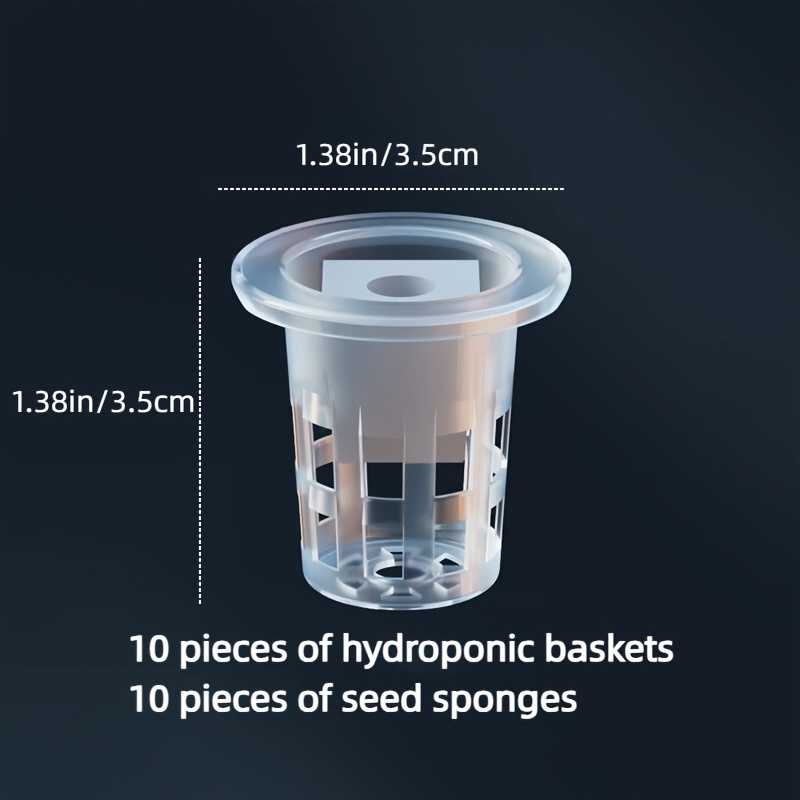 10pcs Hydroponic Seedling Bask - Smart Garden Plastic Cups review and price