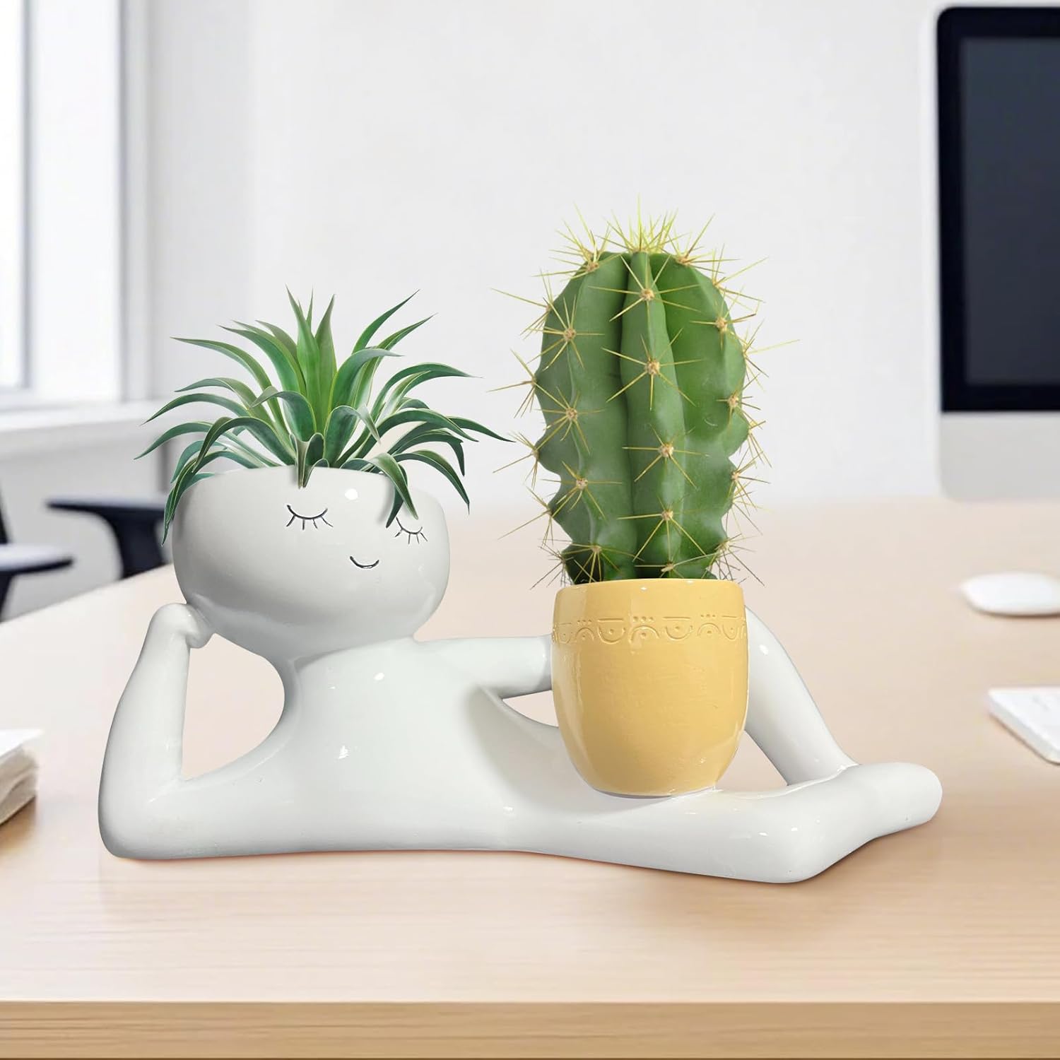 Lazy Little Guy Planter Unique - Smart Garden In Home review and price