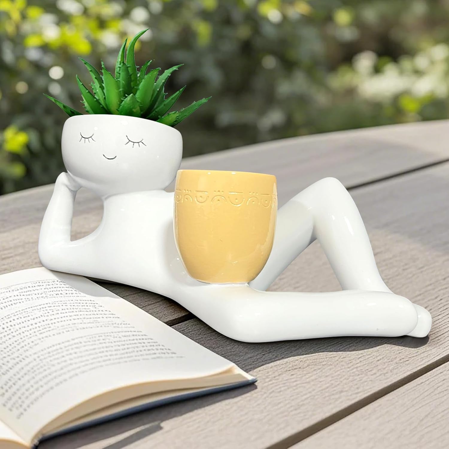 Lazy Little Guy Planter Unique - Smart Garden In Home review and price