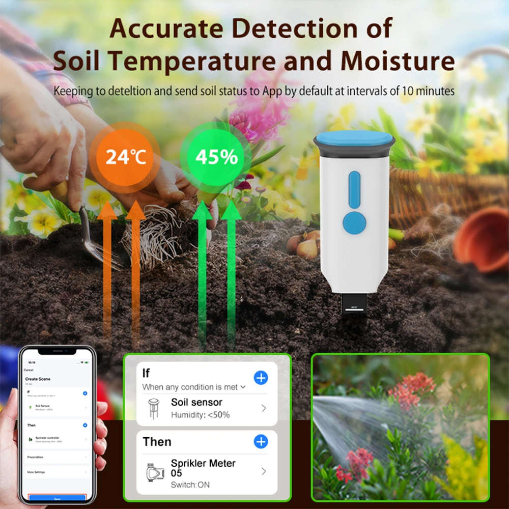 Haozee Tuya Smart WiFi Soil Mo - Smart Garden Furniture review and price
