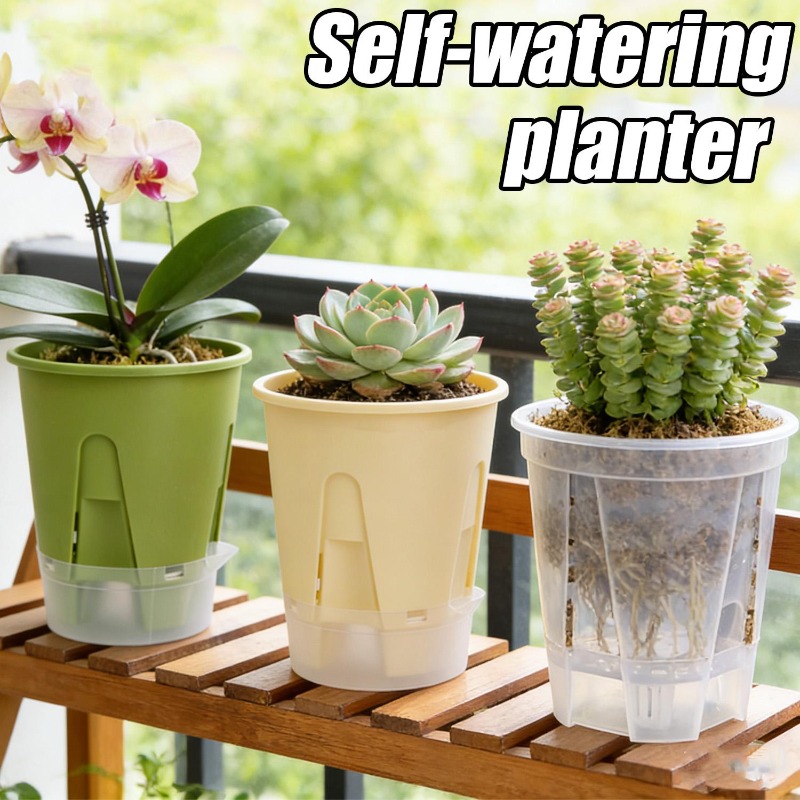 Self Watering Planter Pot Tray - Smart Garden Auk review and price