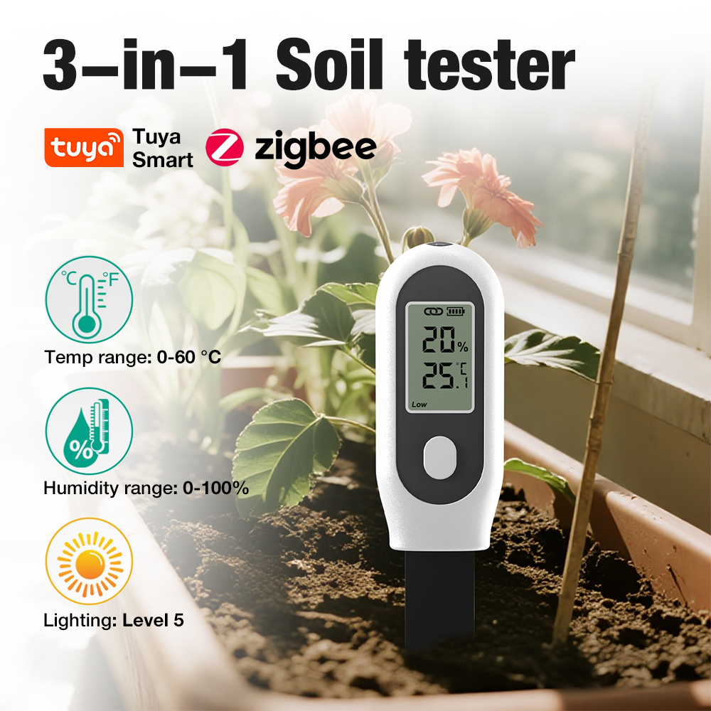 3 in 1 Soil Tester Zigbee Smar - Smart Garden Zigbee review and price