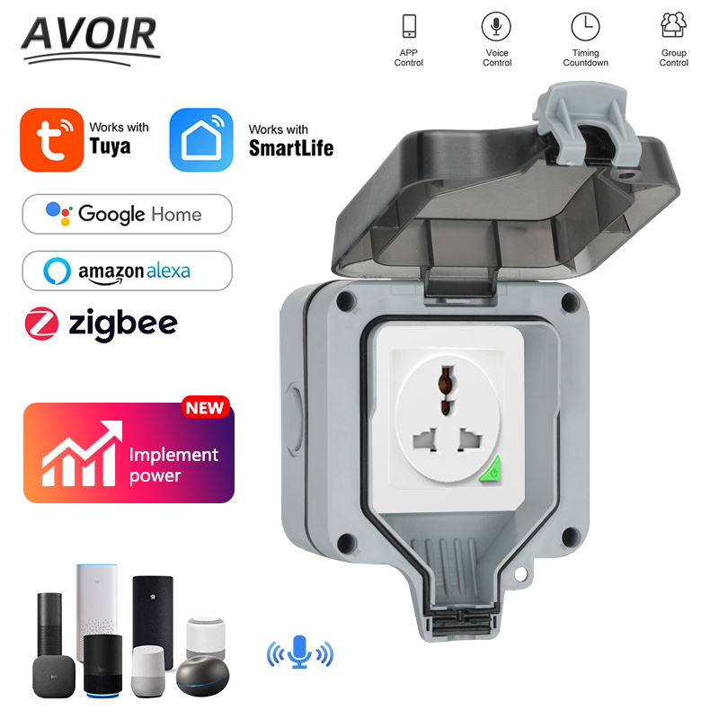 Avoir Wifi Smart Socket IP66 W - Smart Garden Zigbee review and price