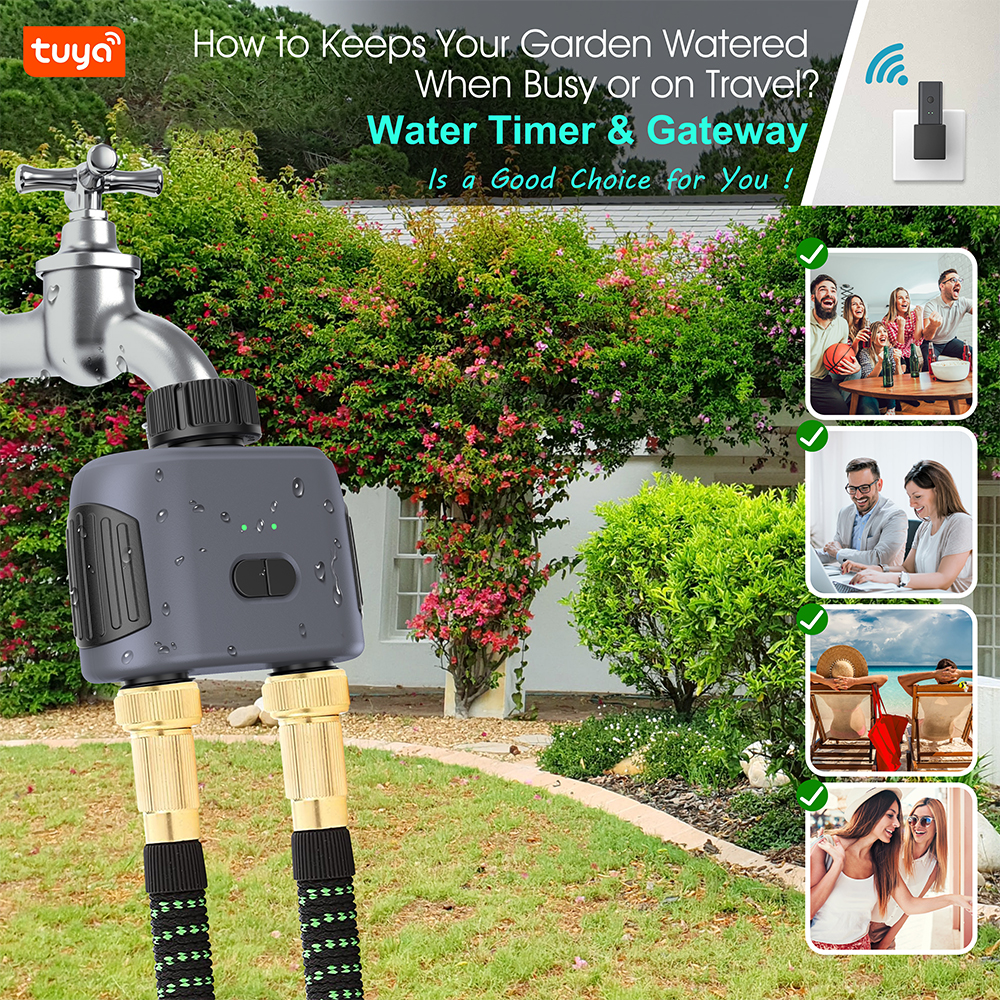 Tuya Zigbee WIFI Watering Time - Smart Garden Zigbee review and price