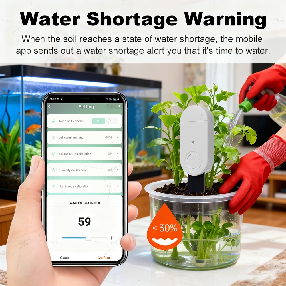 4in1 Zigbee Soil Moisture Temp - Smart Garden Zigbee review and price