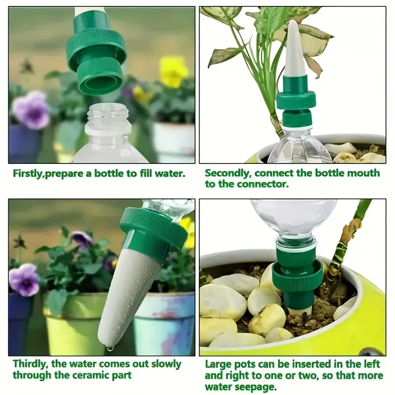 4Pcs Automatic Plant Drip Irri - Smart Garden Auk review and price