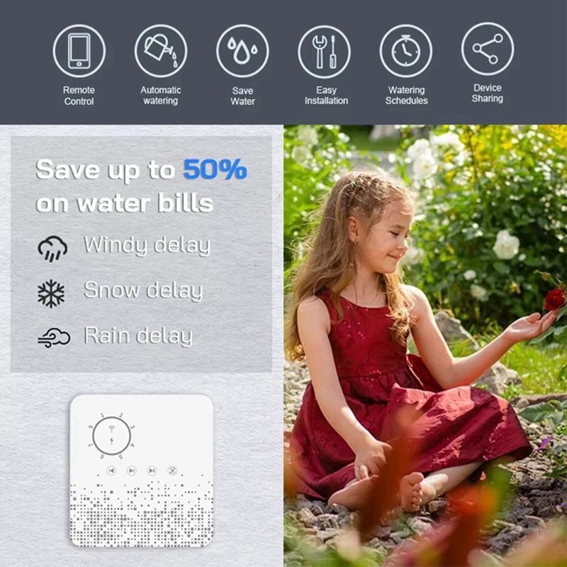 Tuya WiFi Smart Sprinkler Cont - Smart Garden In Home review and price
