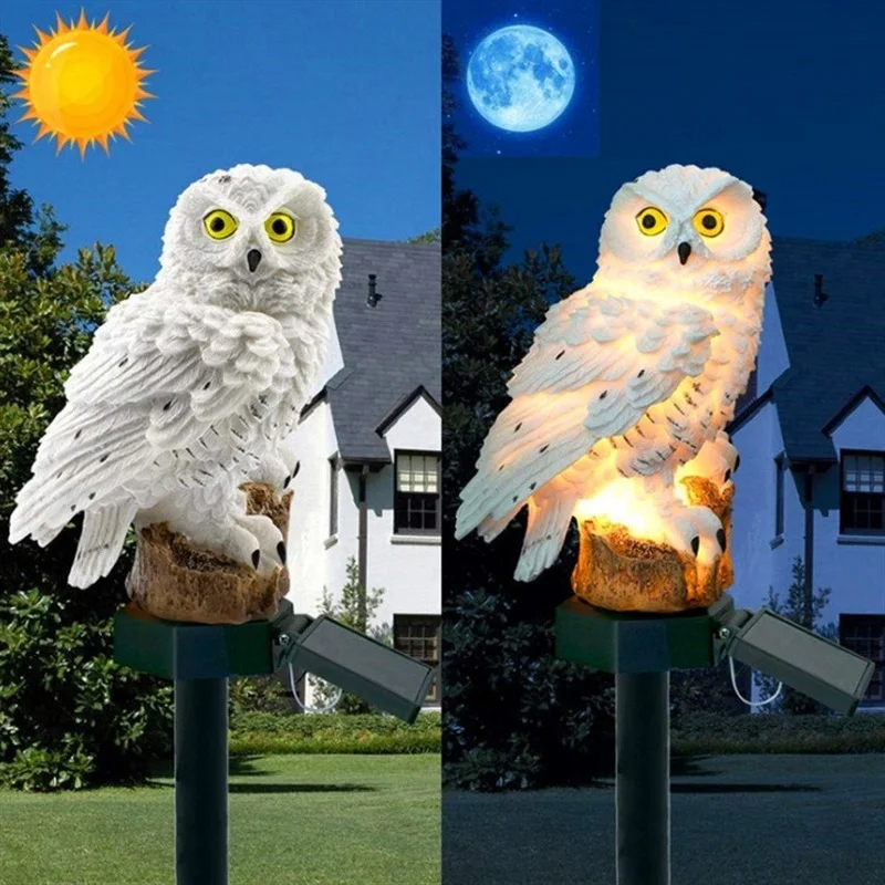 Solar Owl Statue Garden Light  - Smart Garden In Home review and price