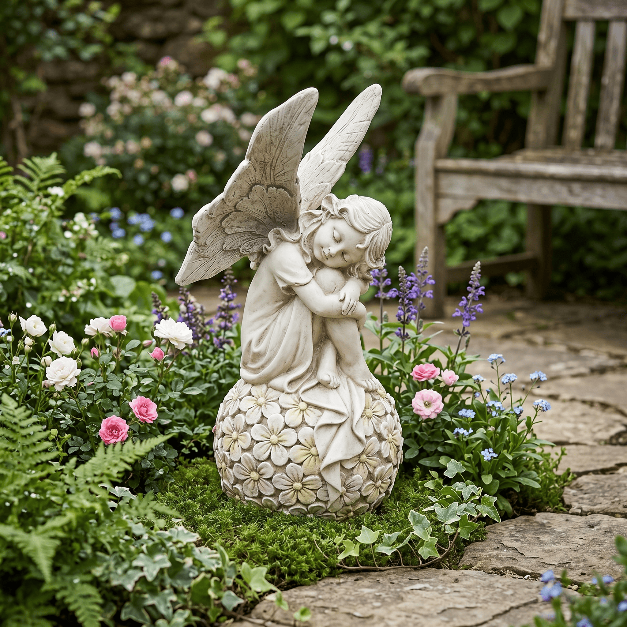 13.2-inch Garden Fairy Statue, - Smart Garden In Home review and price