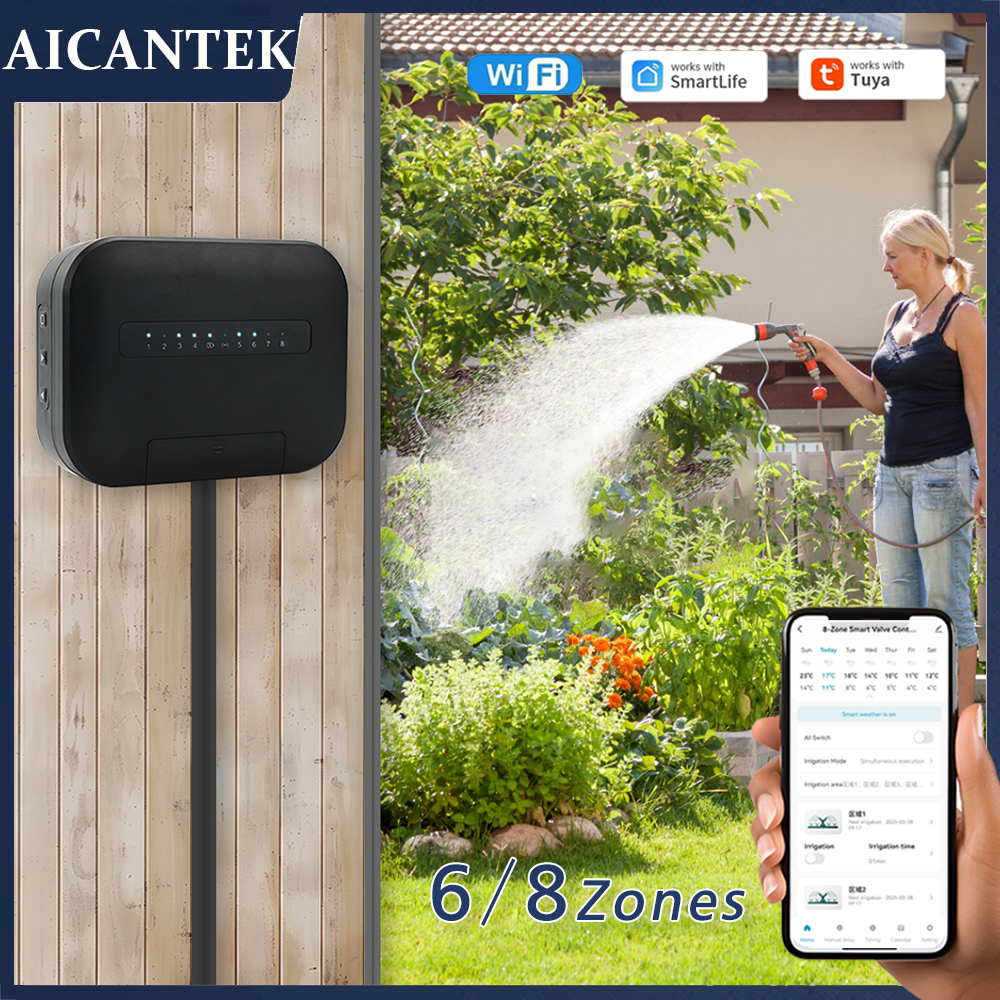 8 Zones Wifi Tuya Smart Garden - Smart Garden Watering Can review and price