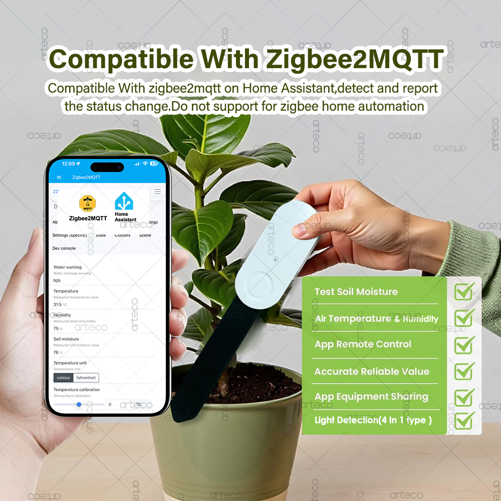 Zigbee Soil Moisture Sensor Te - Smart Garden Zigbee review and price