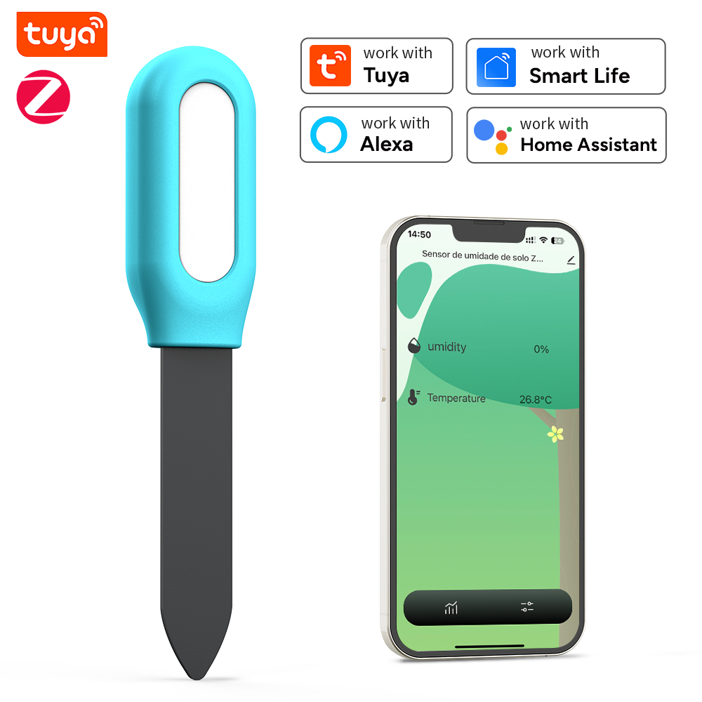 Tuya Zigbee Soil Sensor Humidi - Smart Garden Zigbee review and price