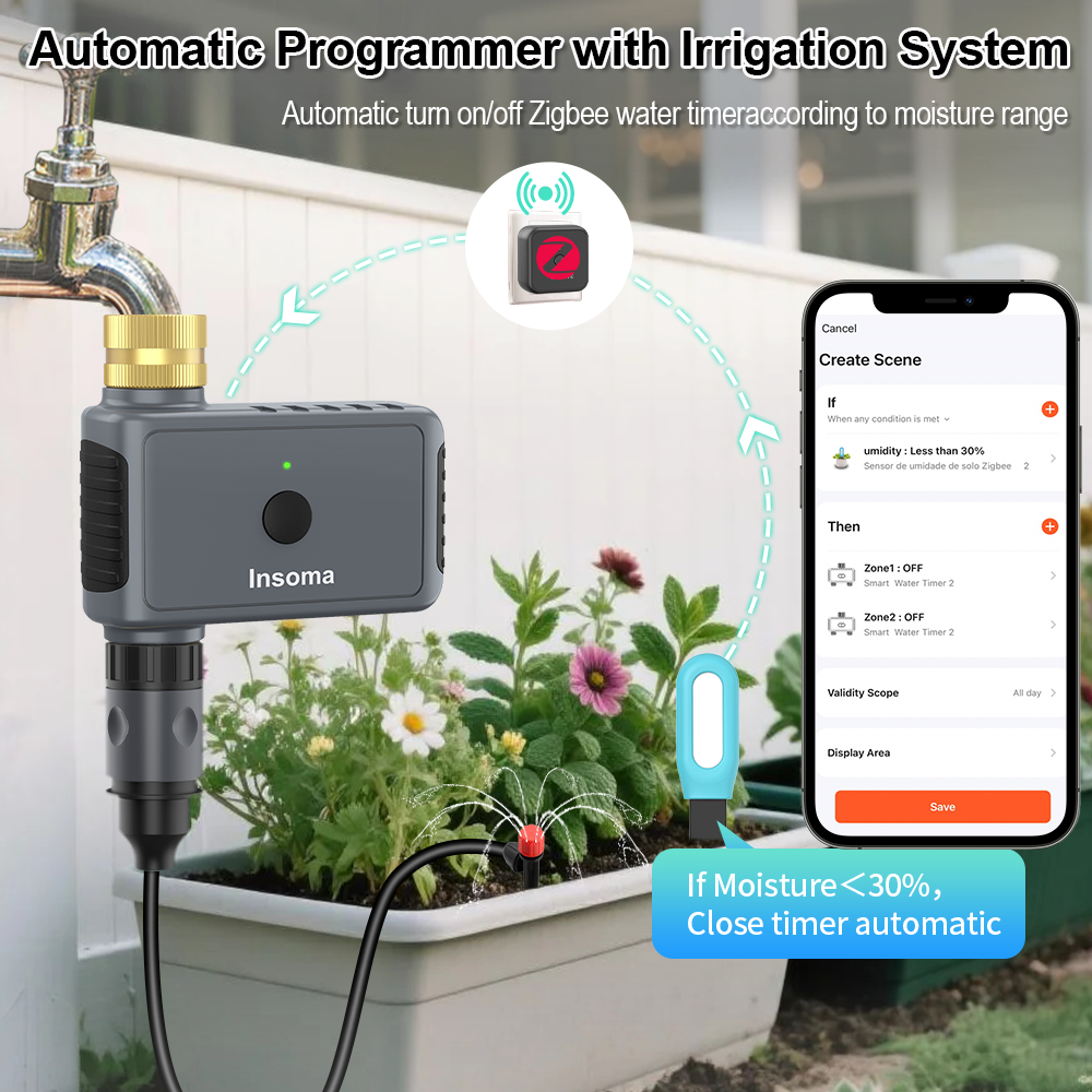 Tuya Zigbee Soil Sensor Humidi - Smart Garden Zigbee review and price