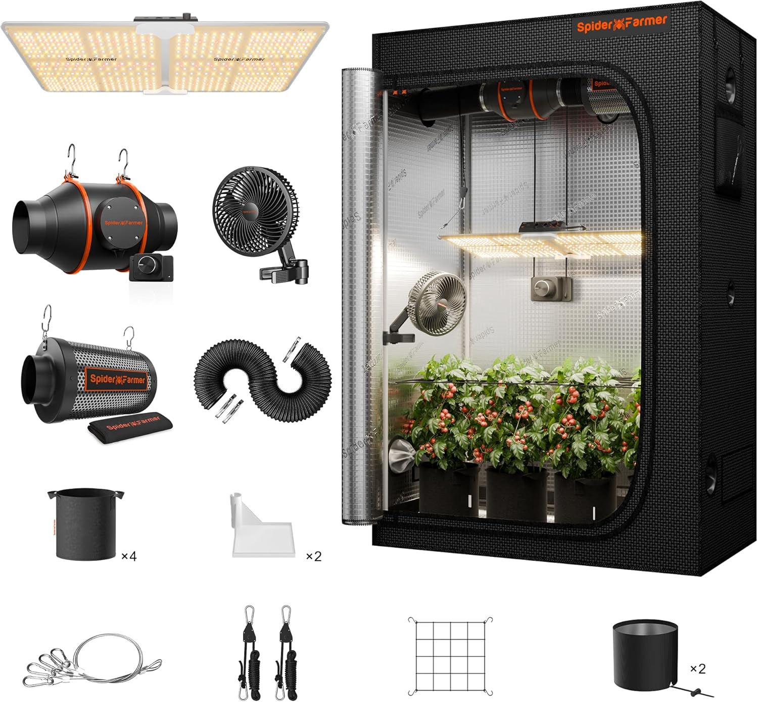 2x4 Complete Grow Tent Kit SF2 - Grow Tent Complete Kit review and price