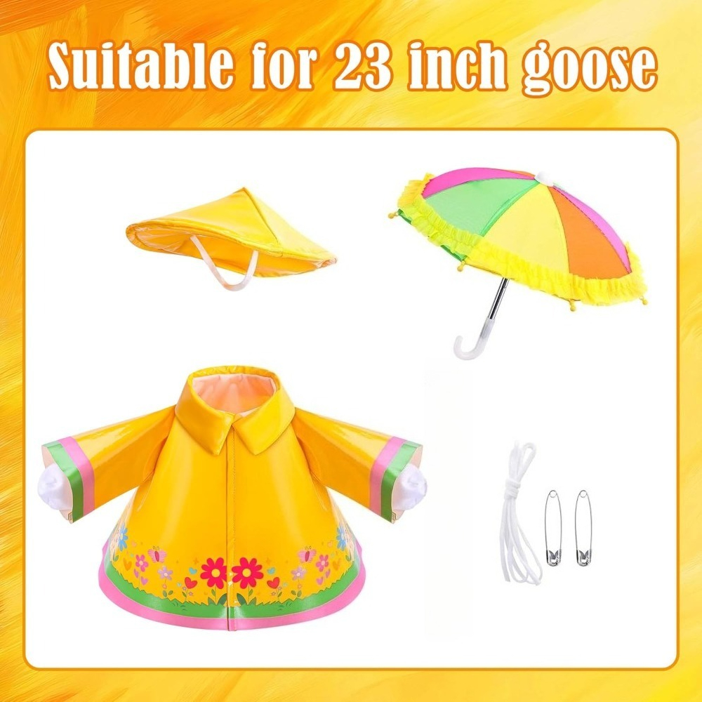 Cute Porch Goose Raincoat Outf - Smart Garden In Home review and price