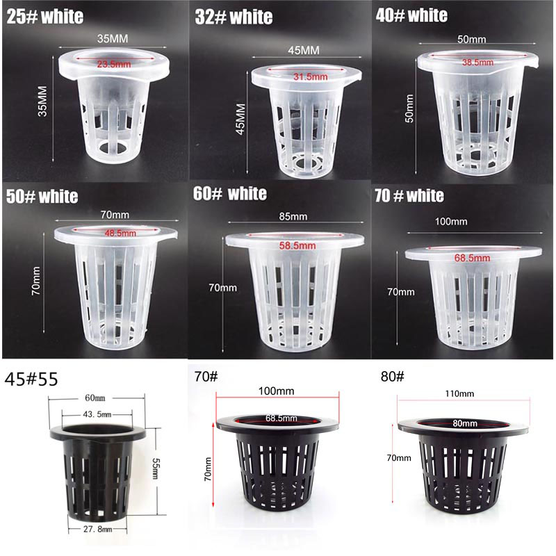 10pcs 50mm black white Soilles - Smart Garden Plastic Cups review and price