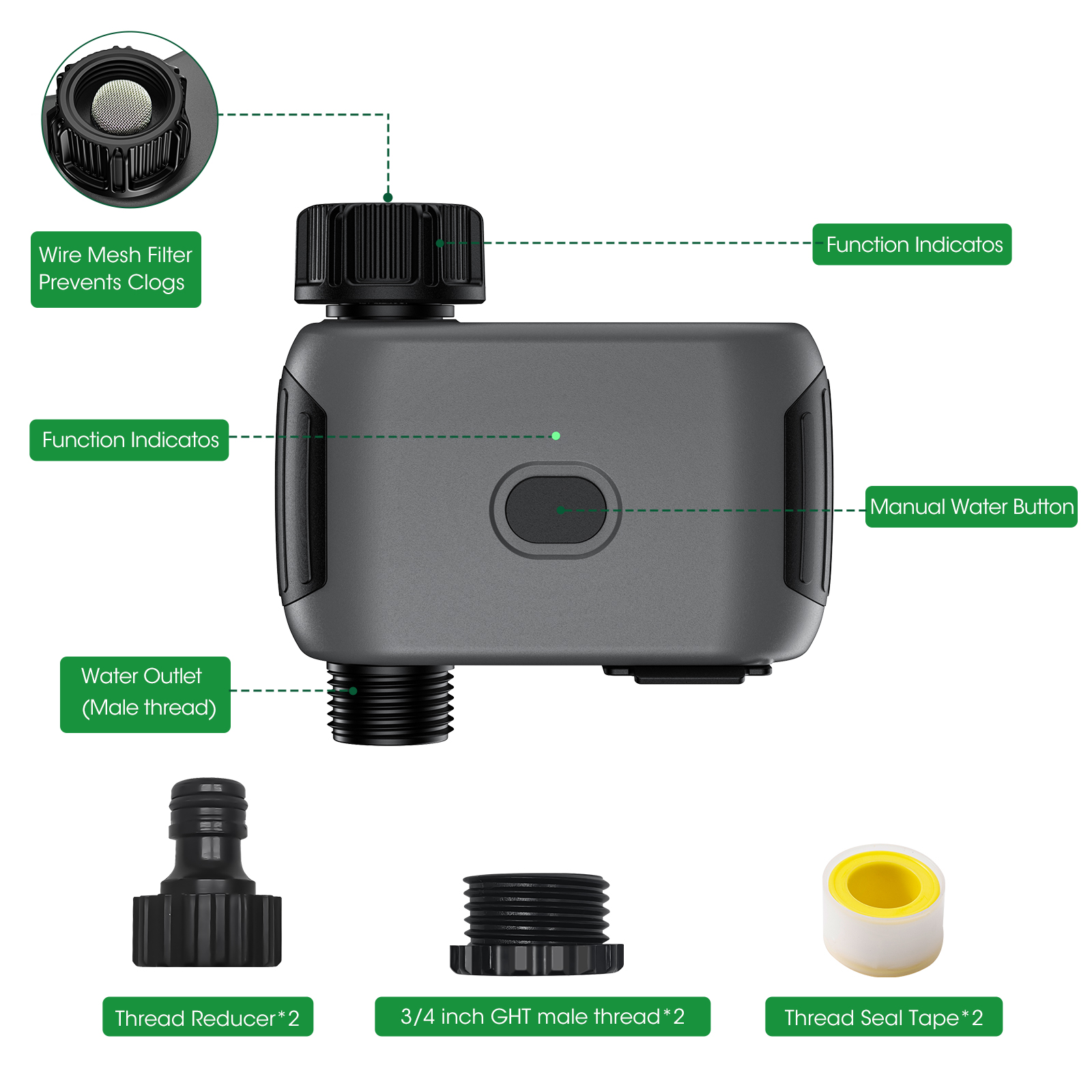 Insoma Wifi Sprinkler Timer Au - Smart Garden Watering Can review and price