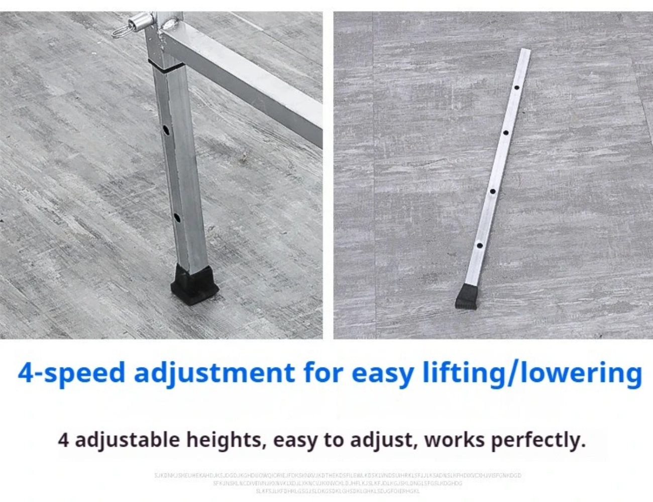 Steel scaffolding, foldable la - Smart Garden In Home review and price